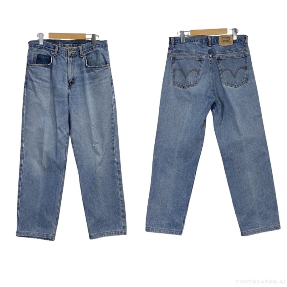 Levi’s Vintage Orange tab Straight Leg High Waisted Jeans  33 x 30